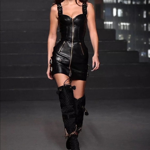 moschino dress black